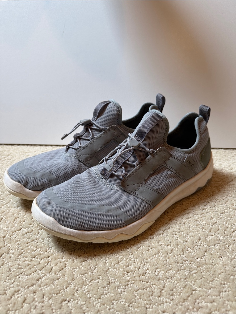 Men's Grey Lightweight Slip-On Athletic Sneakers